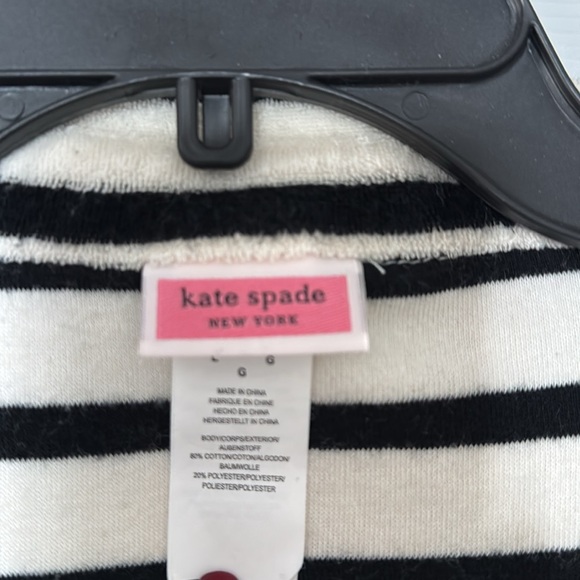 Kate Spade Breton Stripe Cover-up Romper size large - Picture 3 of 6